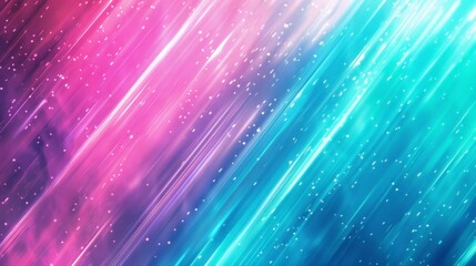 Vibrant Diagonal Abstract Background with Pink, Purple, and Turquoise Lights