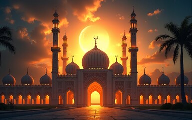 Shab e Barat Mubarak islamic design A.I. High quality