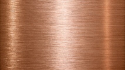A brushed copper metal surface with a warm, reflective sheen