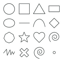 Tech device icons collection, gadget and electronics symbols. digital design elements set