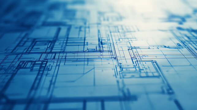 A blueprint-style note paper background with stock investment architecture detailed planning concept 