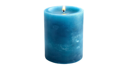 blue candle isolated on white background , transparent
png 