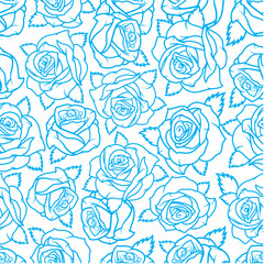 seamless pattern with roses