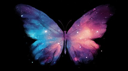 Cosmic butterfly