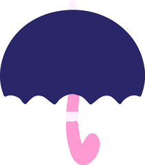 umbrella in bright neon color