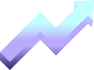 performance arrow graphic vector illustration icon in bright neon color