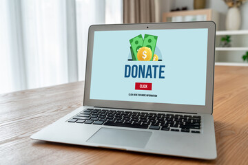 Online donation platform offer modish money sending system for people to transfer on the internet