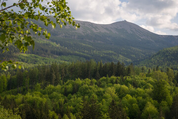 Sniezka Mountain Peak with Observatory, Karkonosze National Park, Poland