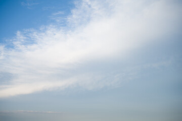 Blue Sky with Wispy Clouds