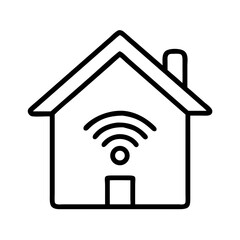 Smart home wifi connection concept for wireless technology and internet of things iot automation system