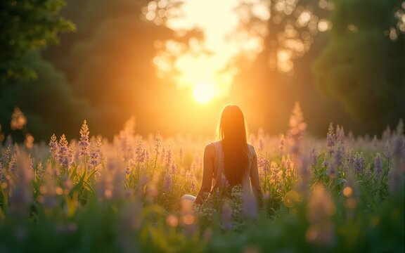 Divine Dawn: Nature's Embrace. Suitable for: religious or spiritual themes, inspirational content, nature photography, meditation guides, faith-based campaigns, religious organization websites.