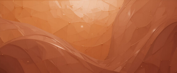 burnt orange with glossy sheen effect, artistic and bold look