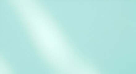 icy mint color with a delicate light reflection overlay