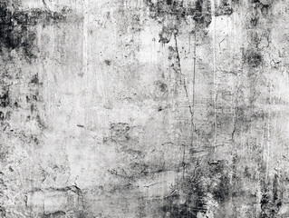 Close-up view of a weathered, textured gray surface, likely concrete or grunge texture, with varying depths and muted colors gray, brown, white High definition image with uneven ligh - AI-Generated