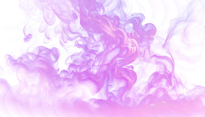 Smoky background. Mist. Purple fog. PNG