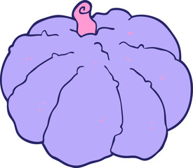 cartoon squash in bright neon color