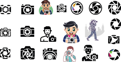 Camera icon vector