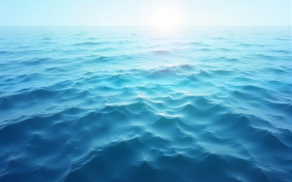 natural color of sea ocean daylight water surface with waves theme seamless square pattern texture design reference background top down details photo. High quality