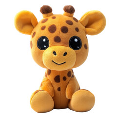 Naklejka premium Stuffed Animal isolated on transparent background.