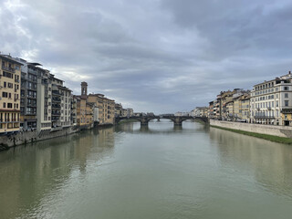 Obraz premium ponte vecchio florence italy