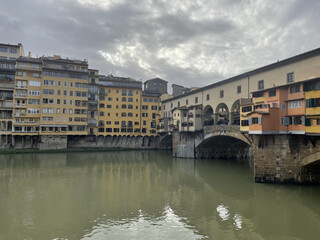 Obraz premium ponte vecchio florence italy
