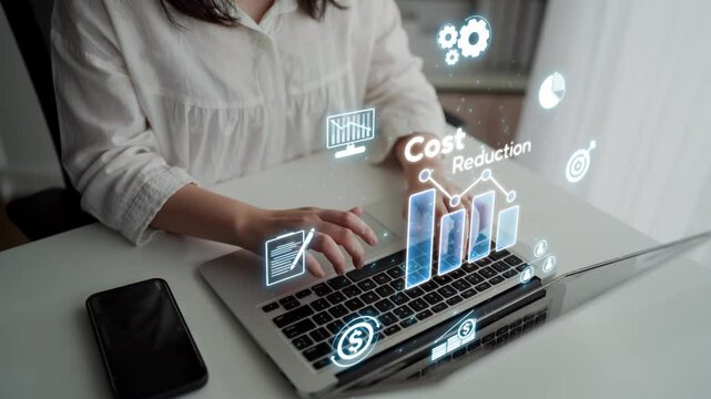 Cost reduction and cost saving through digital transformation, business cost optimization, operational cost reduction, financial savings, and resource efficiency strategies for business success. Muxer