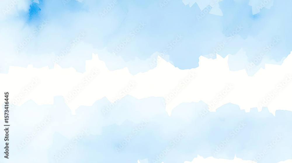 Aufkleber abstract smooth gradient background with flowing lines, blue and cyan