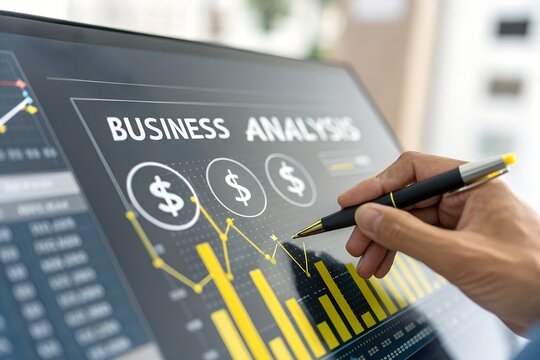 Business graph with percentage, special offer of shopping department store discount and tax concept, adjusting interest rates, raising interest rates to fight inflation, returns on investments.