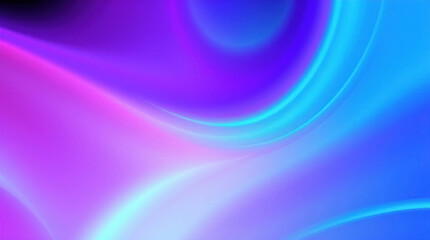 Blue 3D scene with abstract background consisting of intertwined, smooth lines and ribbons, abstract blue and light blue background