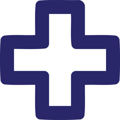 plus symbol icon in bright neon color