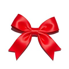 red ribbon bow