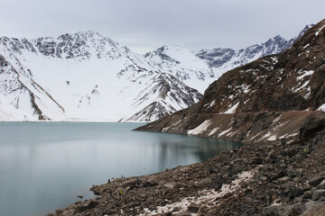 Embalse el Yeso, cajón del Maipo, Chile