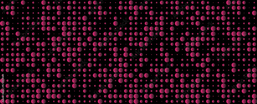 Poster pink dot randomus isolated in black background.dot randomus on abstract background. usable for desig