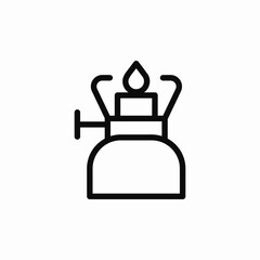 Obraz premium gas cylinder icon sign vector