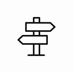 way direction signs icon sign vector