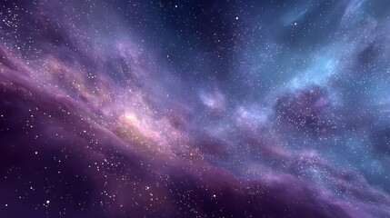 Minimal space background with stars and soft purple-blue tones

