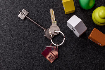 Keys, real estate, your own home or business premises purchased with a mortgage. Property and keys