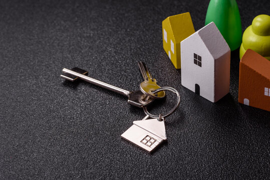 Keys, real estate, your own home or business premises purchased with a mortgage. Property and keys