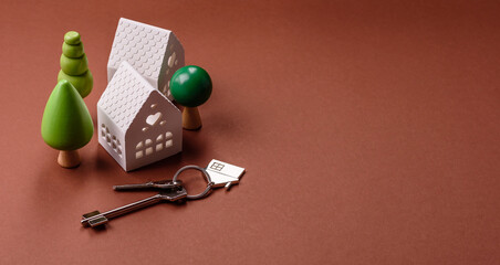 Keys, real estate, your own home or business premises purchased with a mortgage. Property and keys