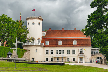Cesis manor house or Cesis new castle, built in the 18th century as part of a medieval castle...