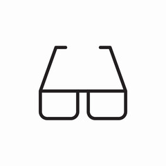 eyeglasses optic icon sign vector
