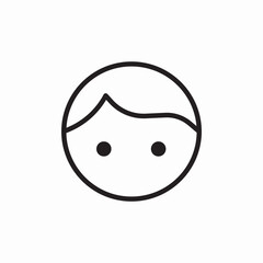 male avatar icon sign vector