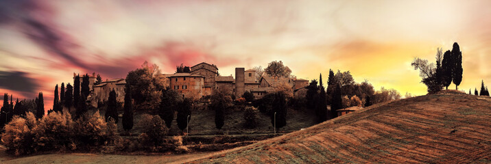 The Castle of Serravalle is a fortified medieval village. Valsamooia Bologna
