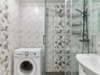 interior design. interior photography of an apartment for rent. One-room apartment with a simple...