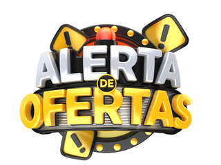 ALERTA DE OFERTAS SELO 3D PROMOÇÃO 