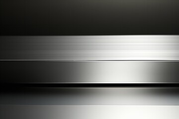 Abstract silver bars creating a modern futuristic and elegant background.