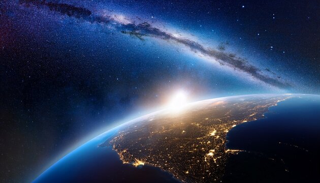 highlighting interdependence of celestial entities and enigmatic nature of universe convergence of earth with cosmic domains is underscored