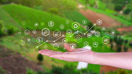 Environmental technology concept, Sustainable development goals, SDGs, Green technology,...