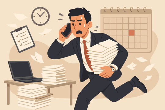 Cartoon Paperwork Images – Browse 38,577 Stock Photos, Vectors, and ...