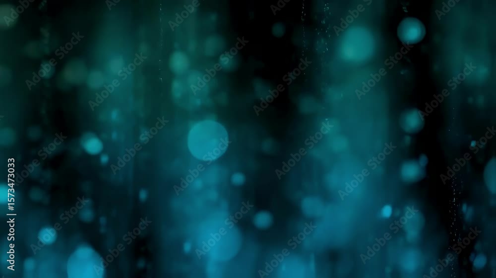 Poster creating a sparkling festive atmosphere, orange and teal bokeh lights shimmer beautifully, adding a 